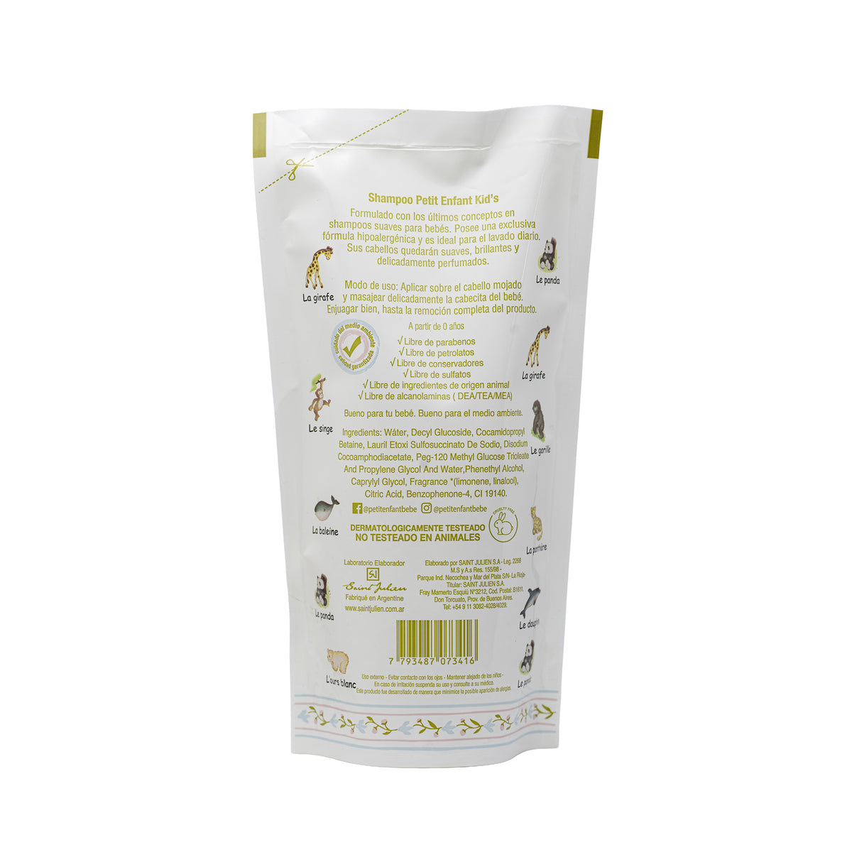 Eco Pack Shampoo Kids x 400ml.
